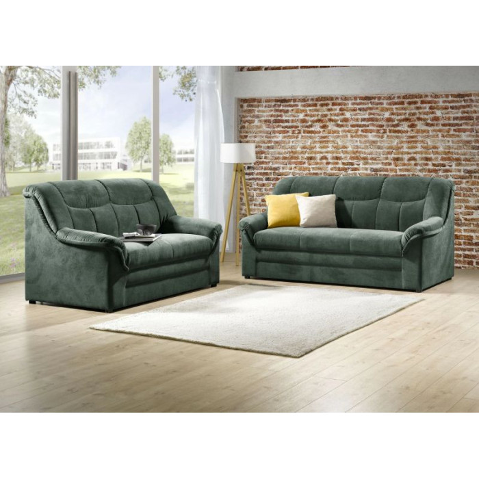 MiraÉlite dvojmístná zelená pohovka