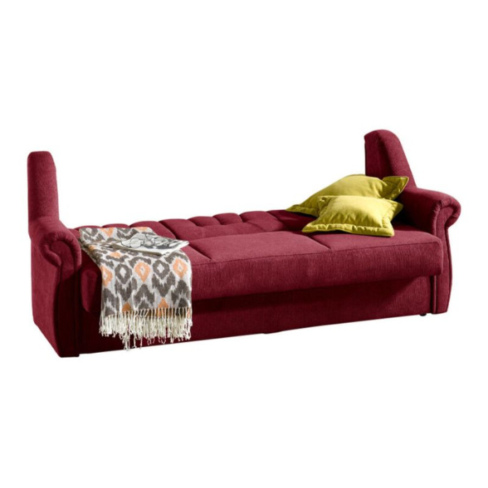 Fiore di Longo rozkládací trojmístná pohovka bordó