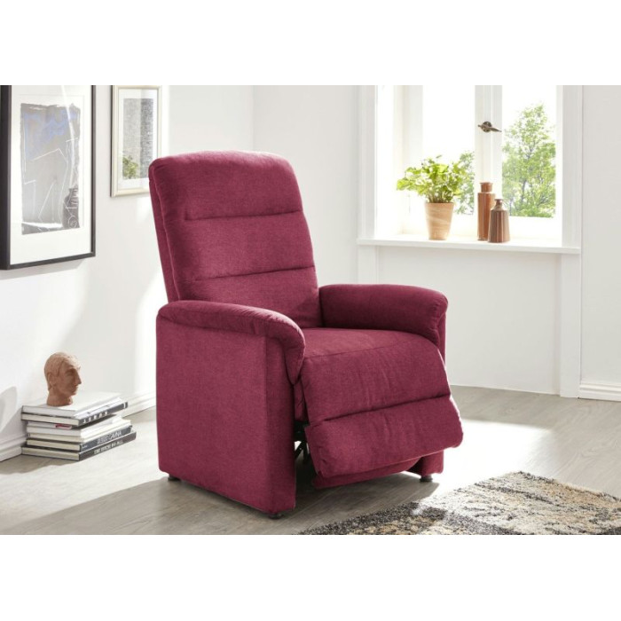 Riposo Lounge manuální relaxační křeslo červené