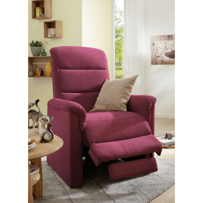 Riposo Lounge manuální relaxační křeslo červené