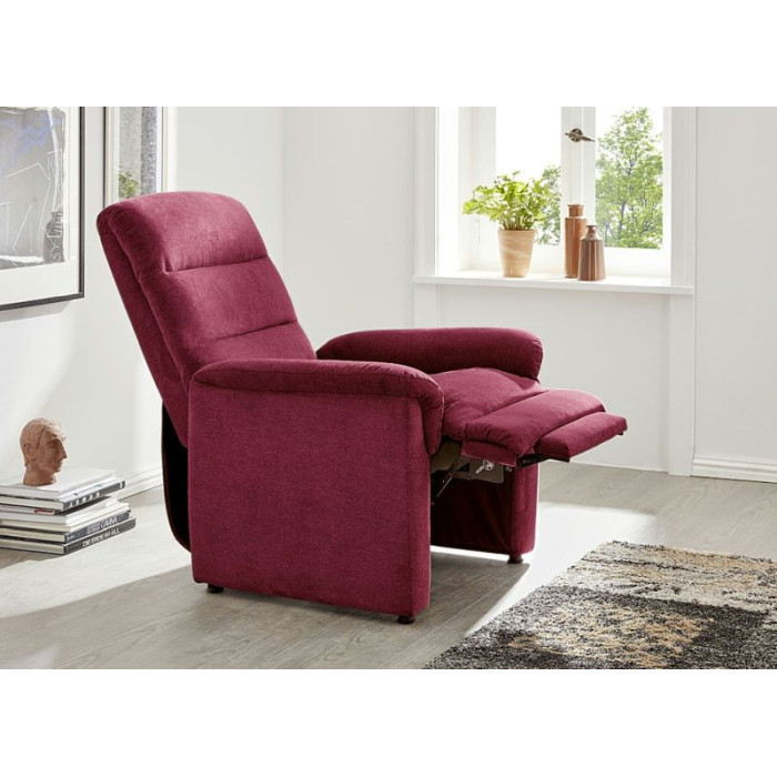 Riposo Lounge manuální relaxační křeslo červené