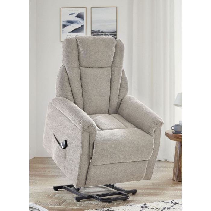 (1xM) Puffy Hug relaxační křeslo krémové