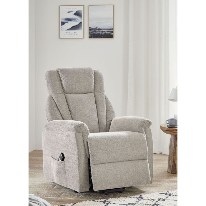 (1xM) Puffy Hug relaxační křeslo krémové