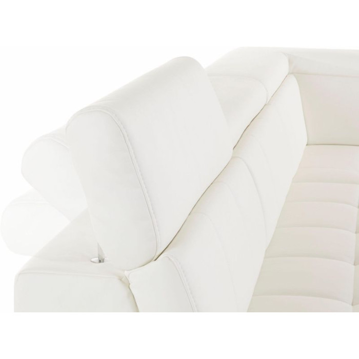 Limit rozkládací sedací souprava s úložným prostorem ekokůže bílá