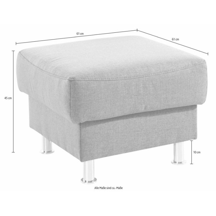 Salsa béžový taburet s úložným prosstorem