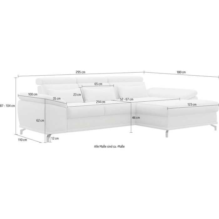 Cabrio rozkládací sedací souprava s úložným prostorem fango