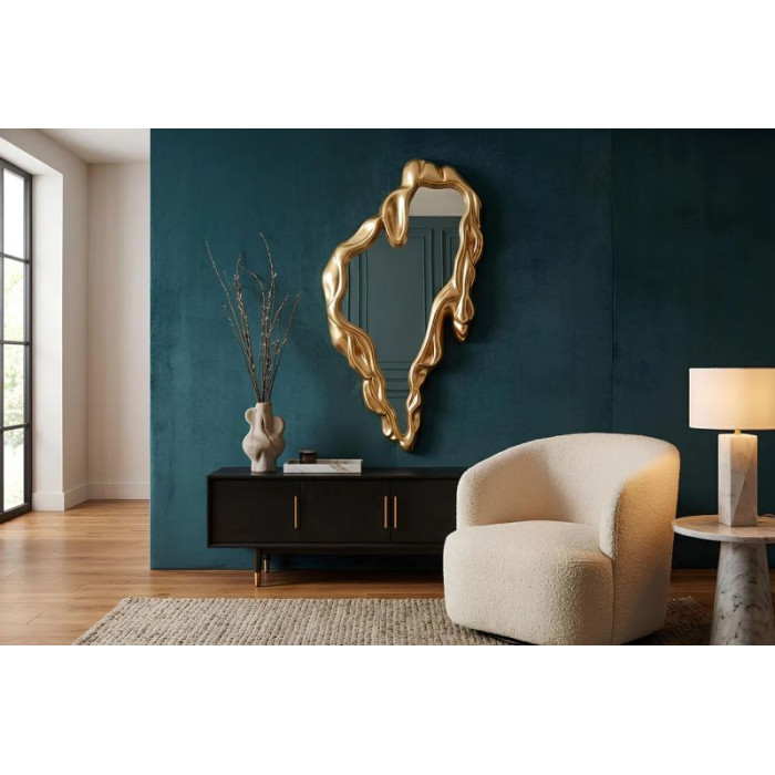 FLUIDUM zlaté zrcadlo 150 cm