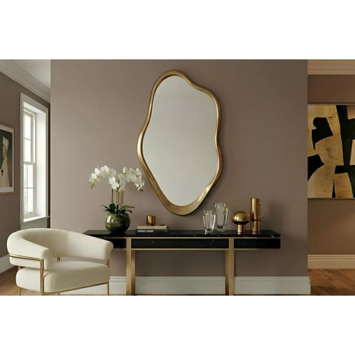 EMBER zlaté zrcadlo 100 cm