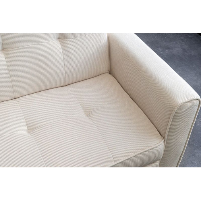 SMART rozkládací dvojmístná pohovka krémová 180 cm