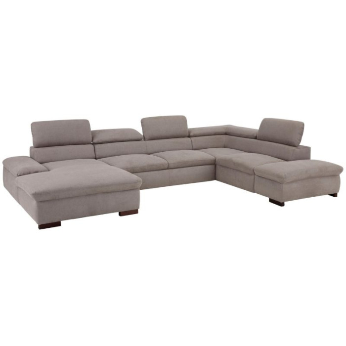 Alberto rozkládací sedací souprava U šedá