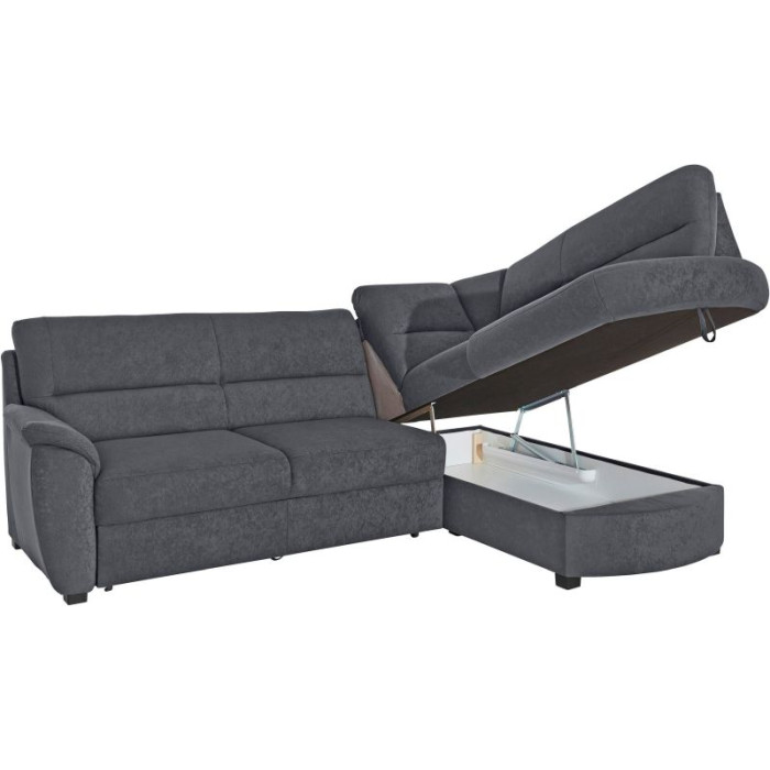 Pandora ausziehbare Sitzgarnitur mit Stauraum grau