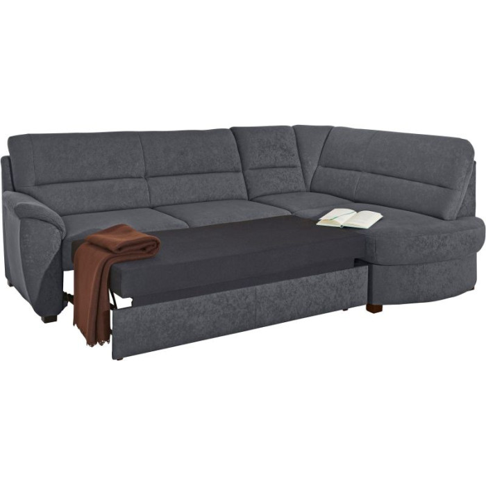 Pandora ausziehbare Sitzgarnitur mit Stauraum grau