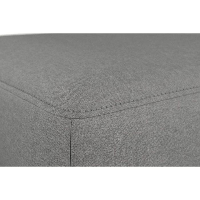 Padua elegantní taburet s úložným prostorem šedý