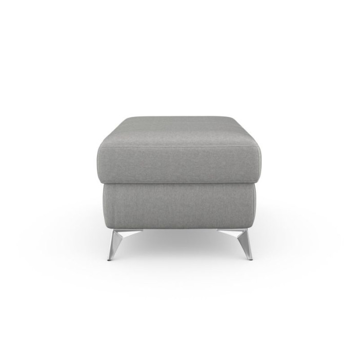 Padua elegantní taburet s úložným prostorem šedý