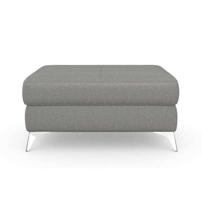 Padua elegantní taburet s úložným prostorem šedý