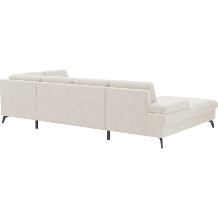 Morris Schlafsofa in U-Form, cremefarben