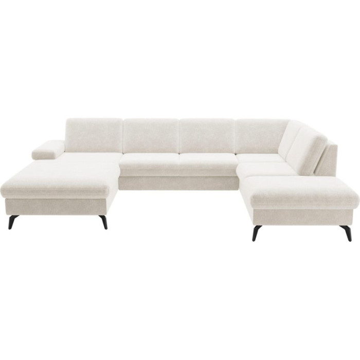 Morris Schlafsofa in U-Form, cremefarben