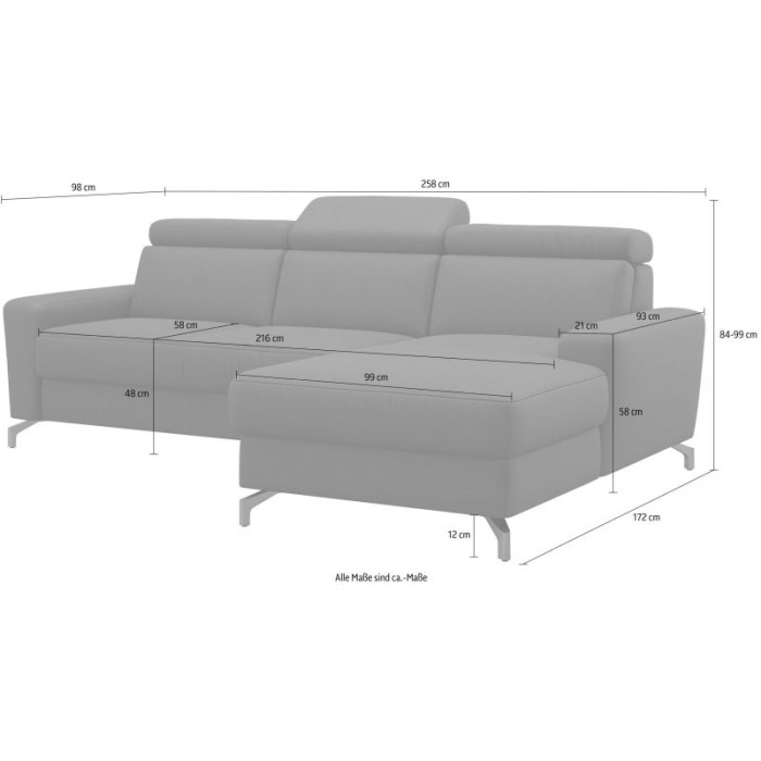 Scarlett rozkládací sedací souprava s úložným prostorem modrá