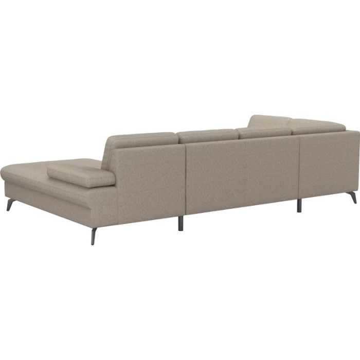 Morris rozkládací sedací souprava ve tvaru U taupé