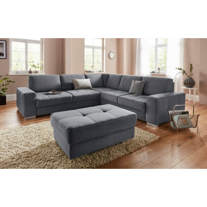 Santorini sedací souprava tmavě šedá