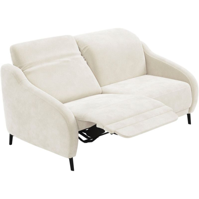 Blues polohovací pohovka slonovinová