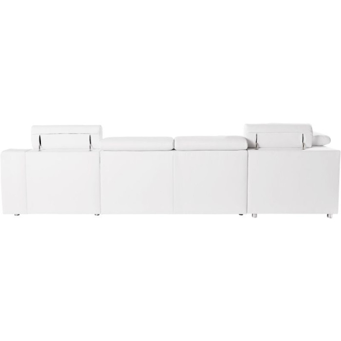 Andiamo rozkládací sedací souprava ekokůže bílá