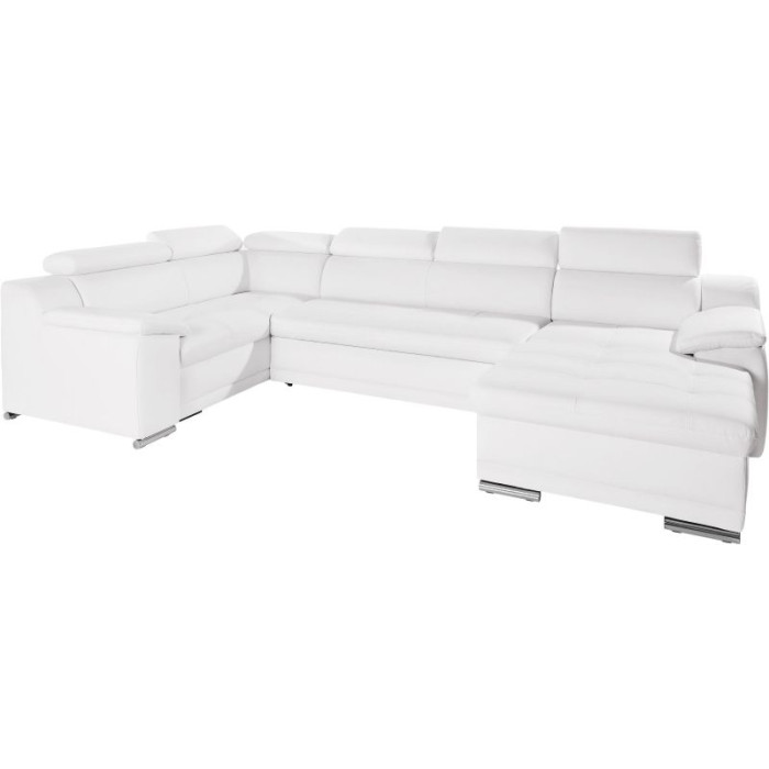 Andiamo rozkládací sedací souprava ekokůže bílá