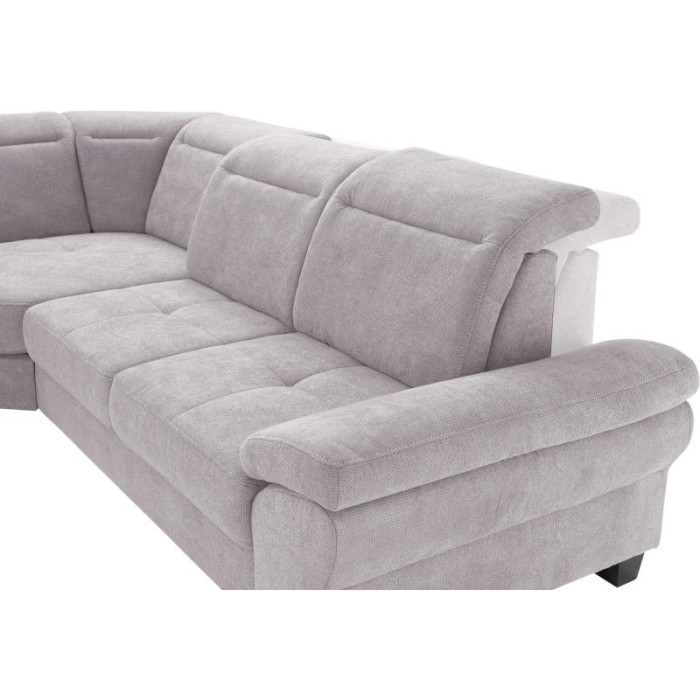 Cornwall rozkládací sedací souprava stříbrná