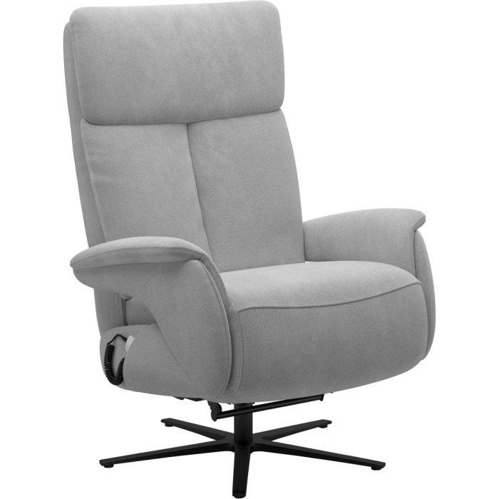 (3xM) Triple Seven relaxační křeslo šedé XXL