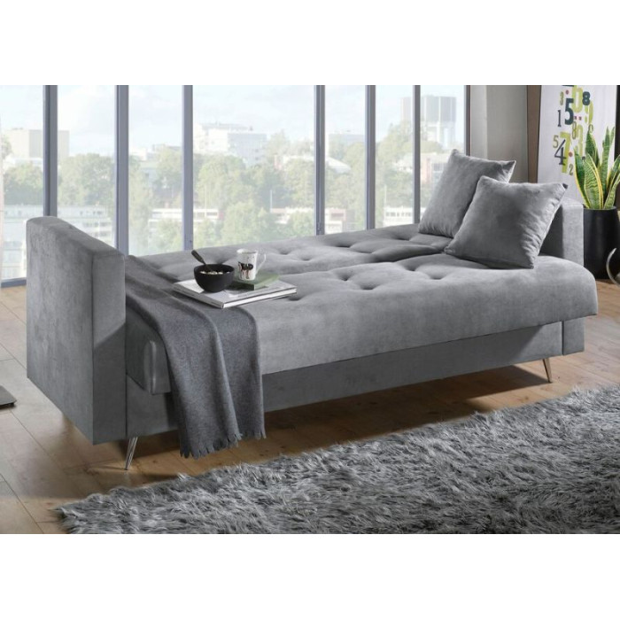 Numero rozkládací pohovka šedá