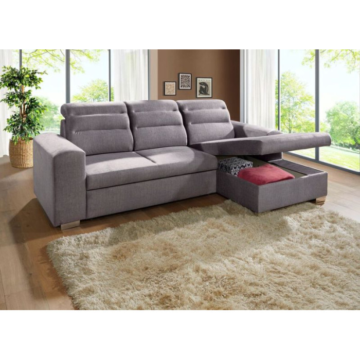 SkyReste rozkládací sedací souprava šedá L