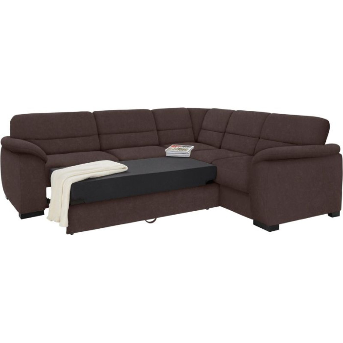 Montego rozkládací sedací souprava hnědá