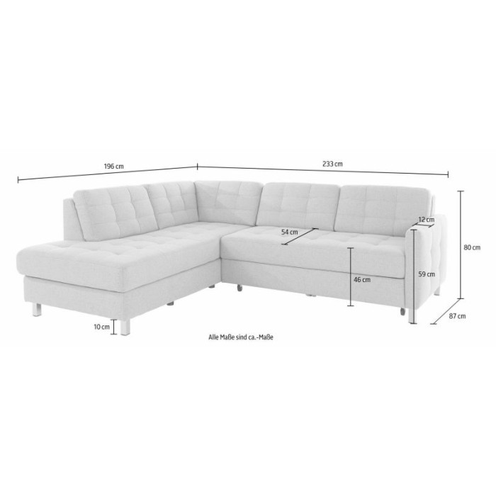 Picasso rozkládací elegantní sedací souprava s úložným prostorem