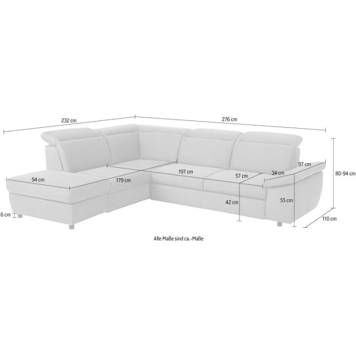Mauritius rozkládací sedací souprava s úložným prostorem světle hnědá