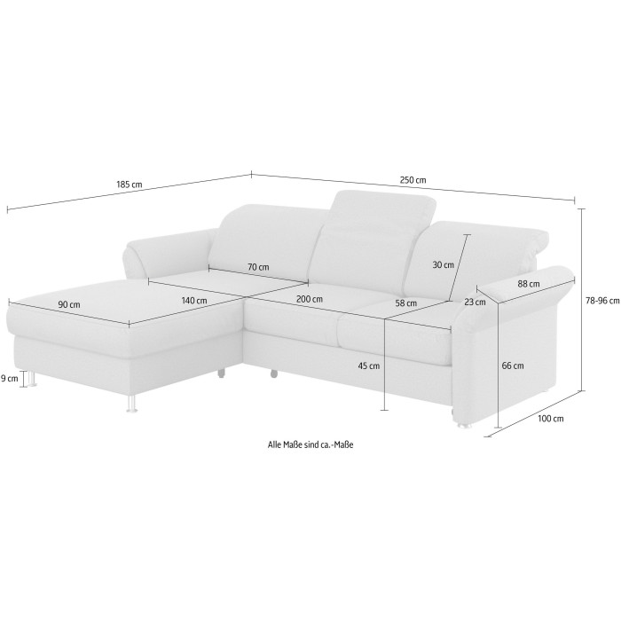 Apulia – Schlafsofa mit Stauraum