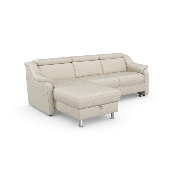 Freeto Schlafsofa mit Stauraum, cremefarben