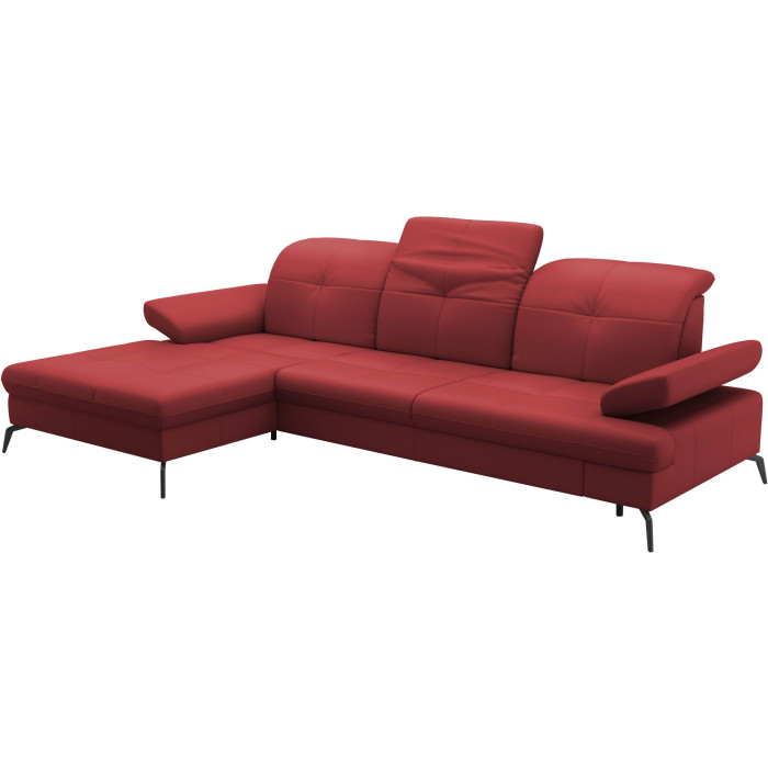 Amica Leder-Schlafsofa mit...