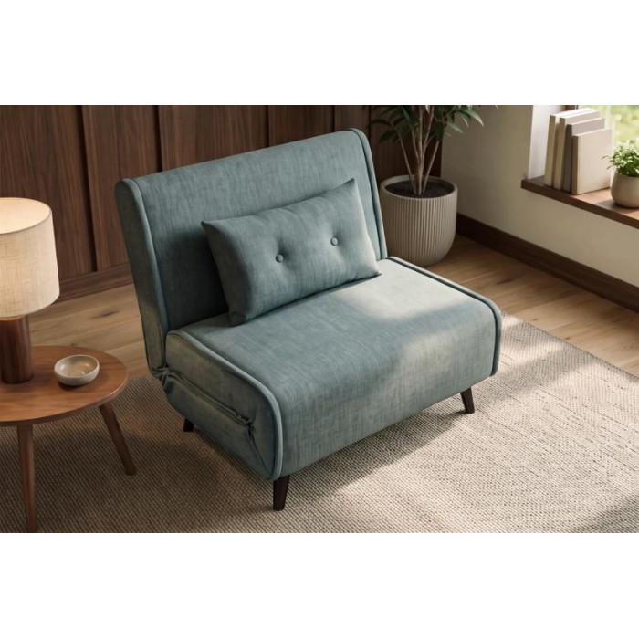 Rozkládací křeslo SMART MULTIFUNCTION 100cm modré
