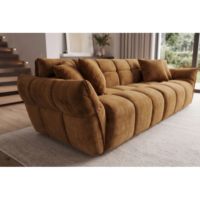 Pohovka CLOUD 260cm 3místná XXL hořčicová