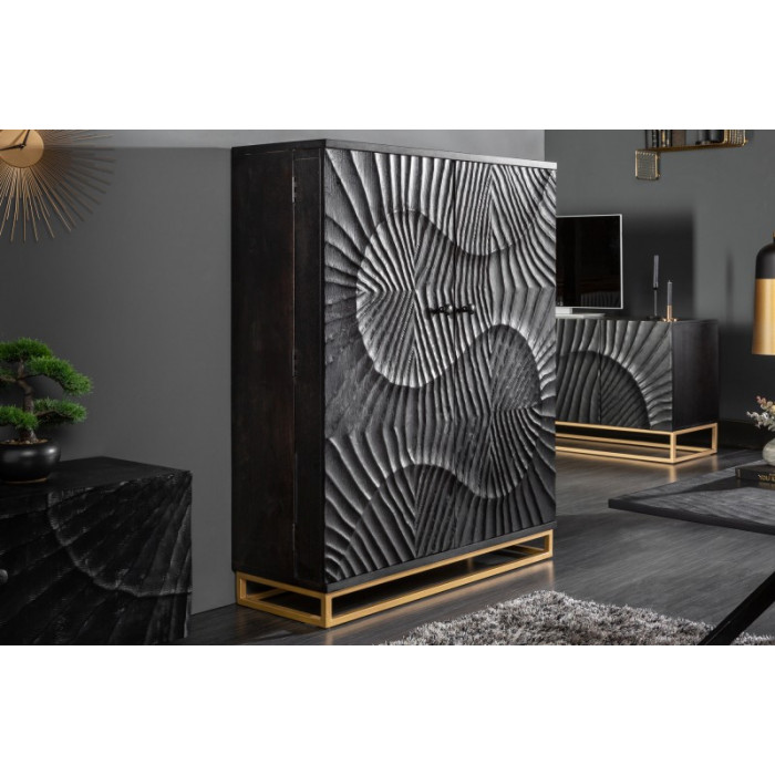SCORPION Design Kommode Mango massiv 141 cm