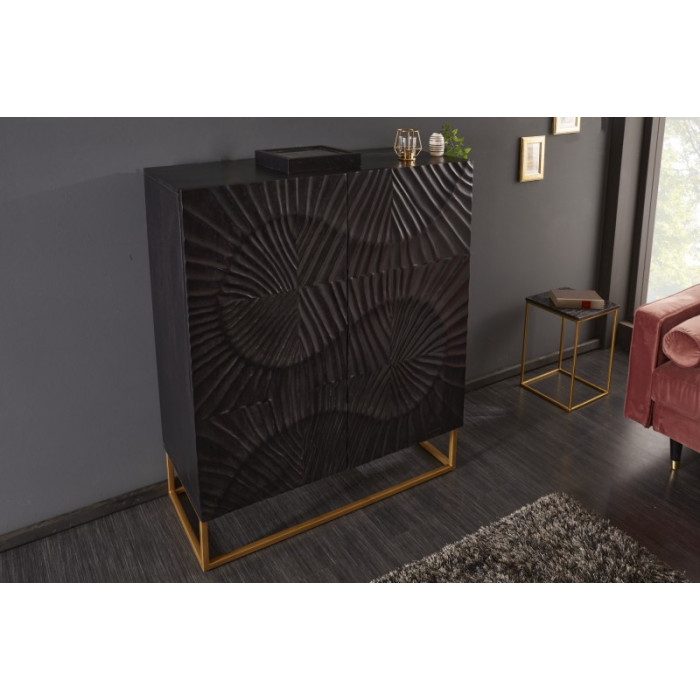 SCORPION Designer-Kommode Mango massiv 100 cm