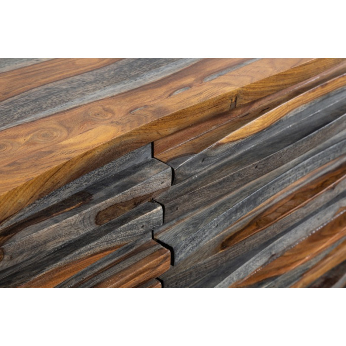 RELIEF Luxus Kommode Sheesham smoke 160cm
