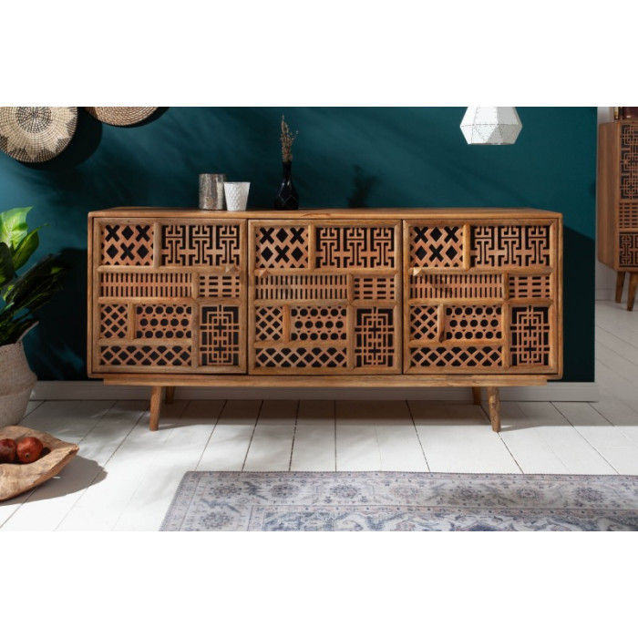 MARRAKESCH designová komoda masiv mango, 160 cm