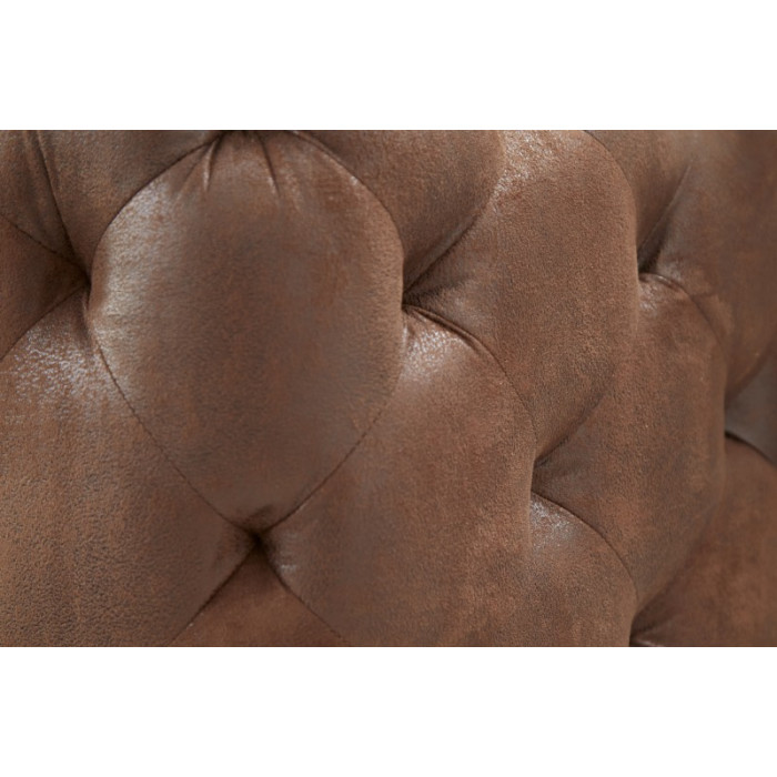 MODERN BAROCK Chesterfield Sofa antik braun, 240 cm