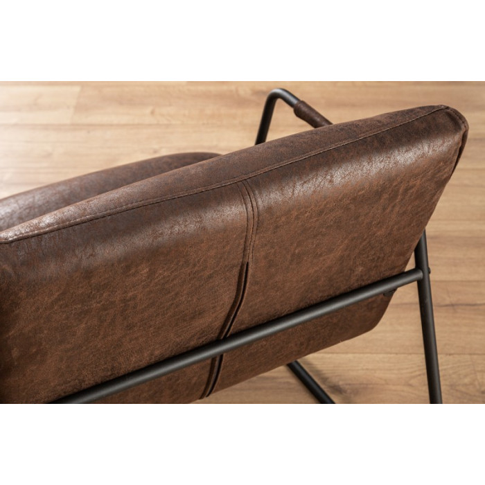 MUSTANG retro sessel vintage braun