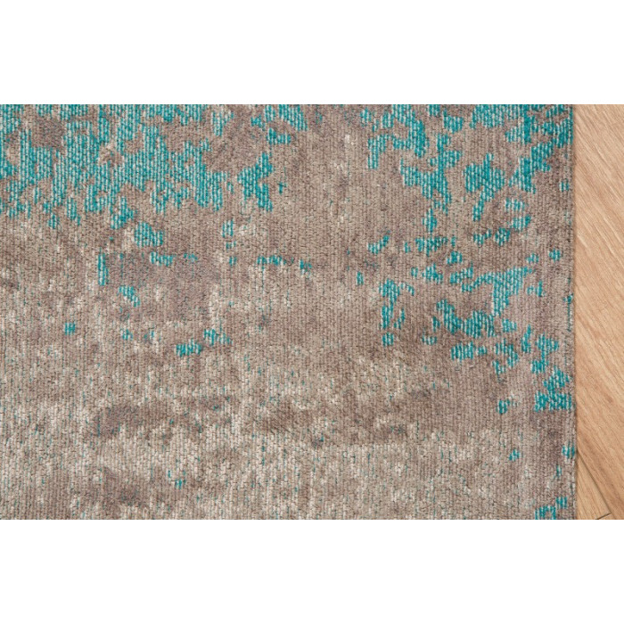 MODERN ART Design Teppich 240x160cm blau-grau