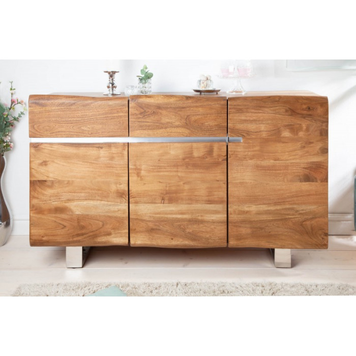 MAMMUT luxusní komoda masiv akácie honey 135cm