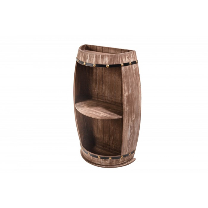 BODEGA Weinschrank in Form eines Fasses natur 79 cm