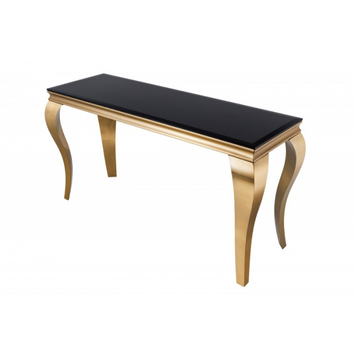 MODERN BAROCK Konsolentisch schwarz gold opal 145cm
