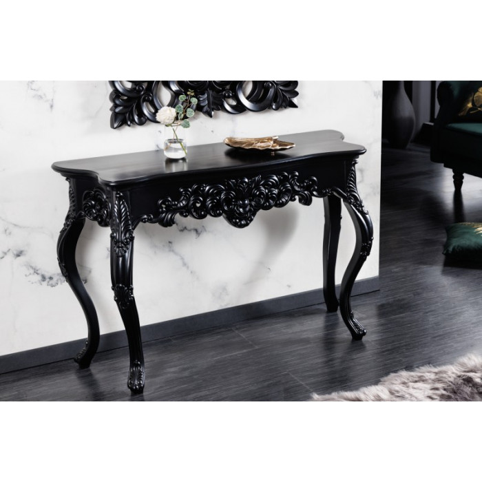 VENICE Konsolentisch schwarz matt 110cm